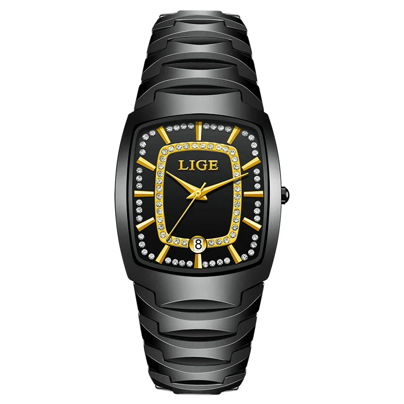 Ceramic Crystal Bracelet Watch